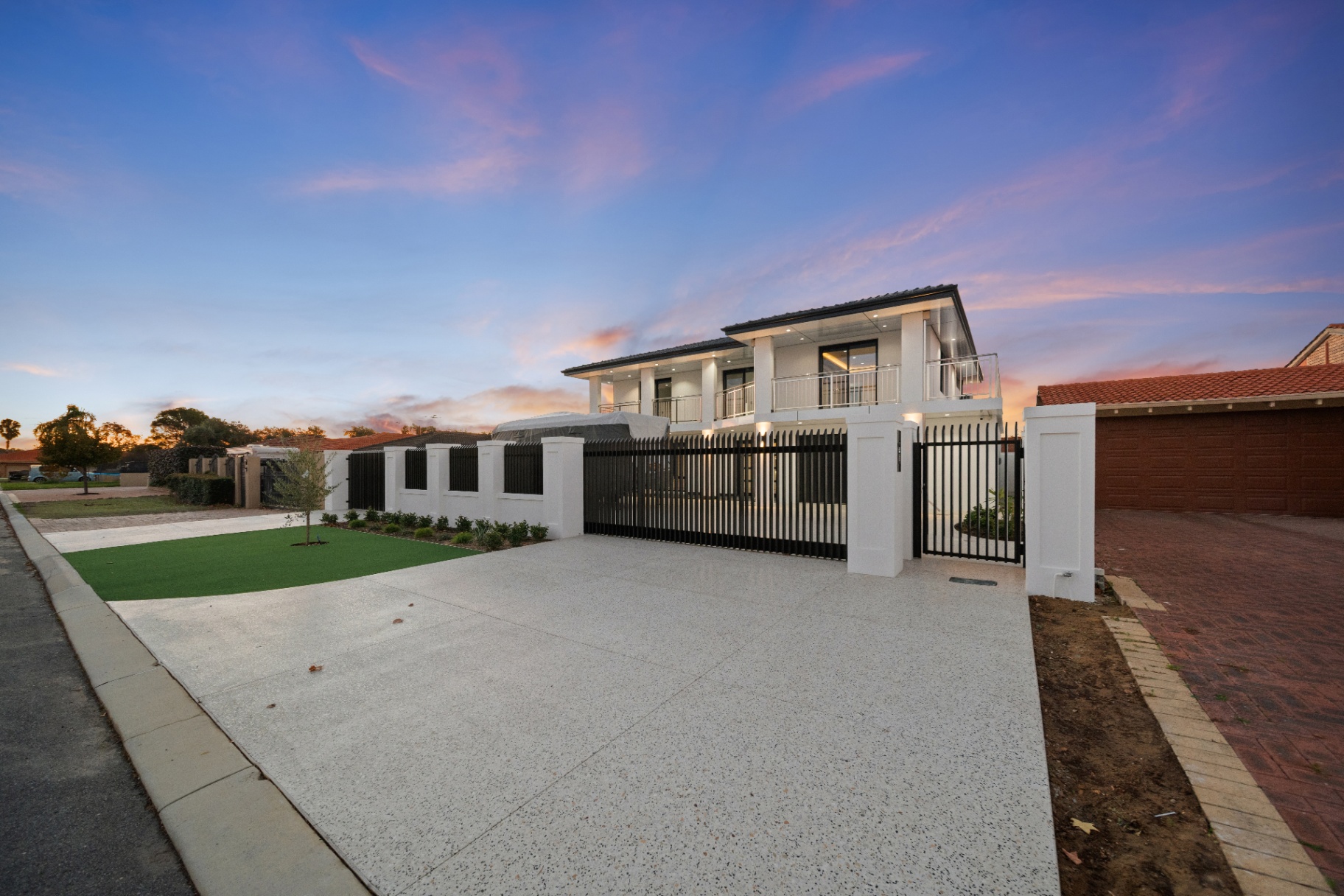 Claremont — Twilight Exterior